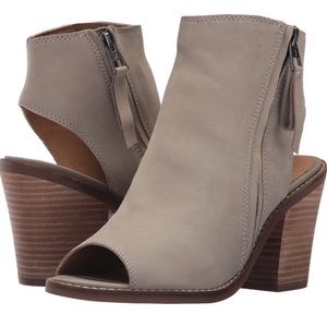 Lucky Brand Open Toe Chunky Heel